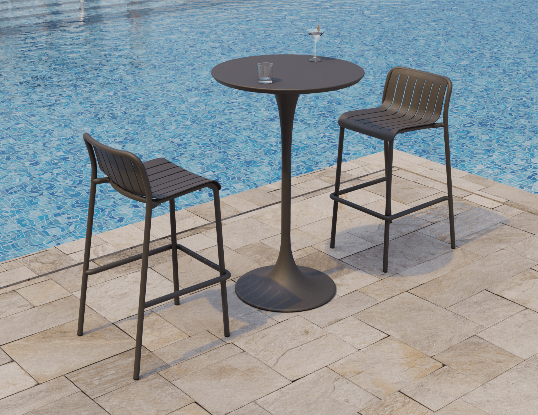 Commercial Outdoor Stools