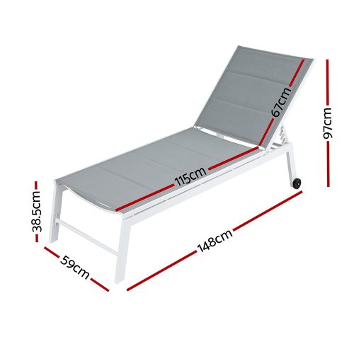 white patio furniture