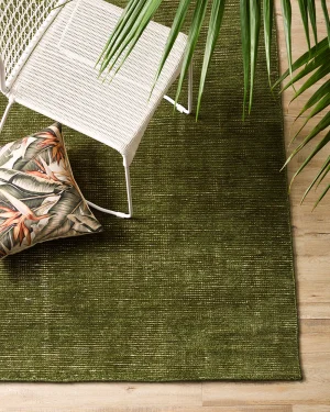 Orakei Outdoor Rug – Leaf Green