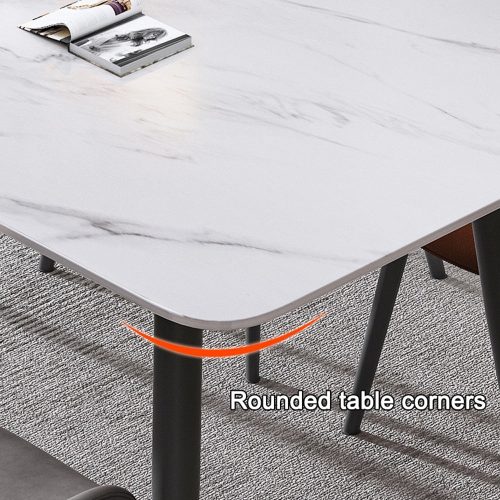 Minimalist lunch table