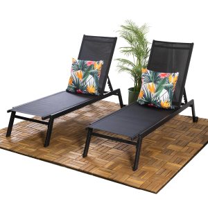 Sirocco (Set of 2) Sunloungers