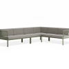 Seville Config D Corner Sofa - Eucalyptus Green - Outdoor