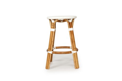 Sorrento Backless Counter Stool – White