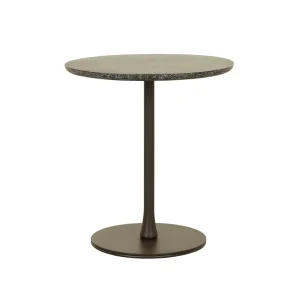 Aperto Pillar Tall Side Table - Coal Speckle