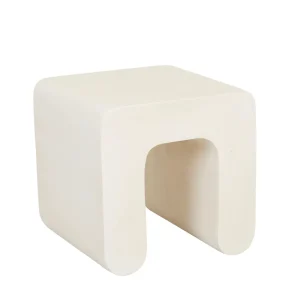 Corsica U Stool - White Fleck