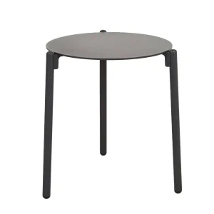 Delphi Side Table - Charcoal Aluminium