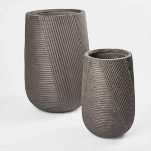 Garda Ridged Planter Set 2