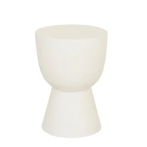 Granada Goblet Side Table - White Fleck