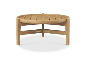 Kingscliff Outdoor Round Coffee Table – Low – 60cm