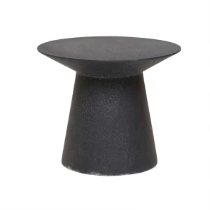Livorno Round Side Table - Black Speckle