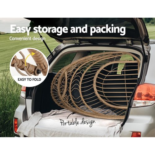 Rope weave swing seat