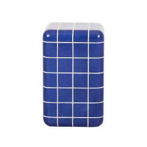 Seville Tile Side Table - Indigo