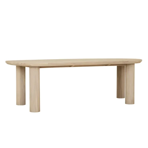 Teak outdoor dining table