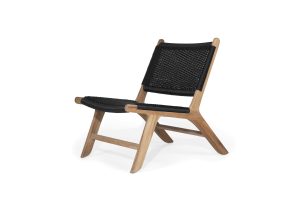 Zen Accent Chair – Black (Close Weave)