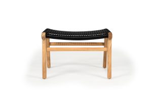 Zen Lazy Chair Ottoman – Black