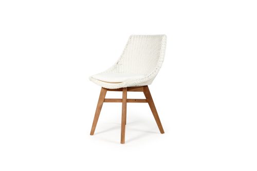 white outdoor chair