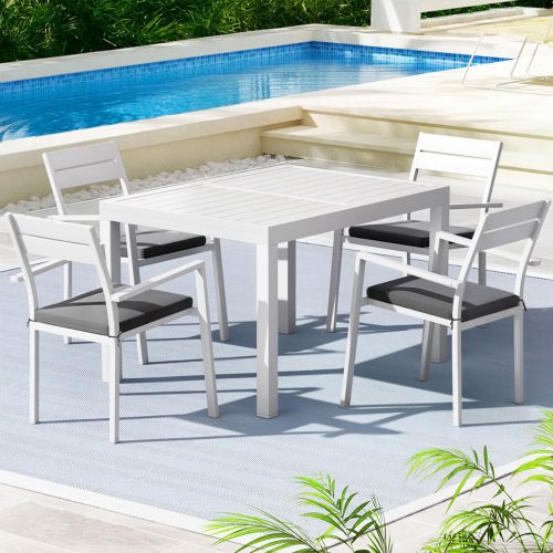 white outdoor furniture set